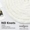 Chunky Chenille Yarn #10 – 8-Pack Jumbo Super Bulky Yarn, 25 yds / 8 oz Each, Cream – Thick Fluffy Yarn for Hand Knitting, Crocheting, Blankets & DIY Crafts
